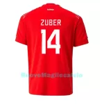 Maglia Svizzera Steven Zuber 14 Uomo Primo Mondiali 2022