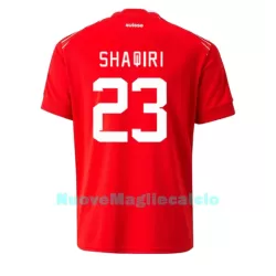 Maglia Svizzera Xherdan Shaqiri 23 Uomo Primo Mondiali 2022 Maglia Svizzera Xherdan Shaqiri 23 Uomo Primo Mondiali 2022