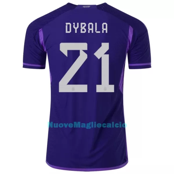 Maglia Argentina DYBALA 21 Uomo Secondo Mondiali 2022