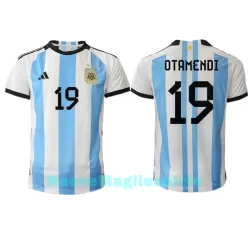 Maglia Argentina Nicolas Otamendi 19 Uomo Primo Mondiali 2022 Maglia Argentina Nicolas Otamendi 19 Uomo Primo Mondiali 2022