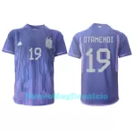 Maglia Argentina Nicolas Otamendi 19 Uomo Secondo Mondiali 2022