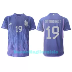 Maglia Argentina Nicolas Otamendi 19 Uomo Secondo Mondiali 2022 Maglia Argentina Nicolas Otamendi 19 Uomo Secondo Mondiali 2022