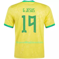 Maglia Brasile G. JESUS 19 Uomo Primo Mondiali 2022 Maglia Brasile G. JESUS 19 Uomo Primo Mondiali 2022