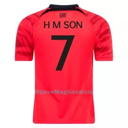 Maglia Corea del Sud H M SON 7 Uomo Primo Mondiali 2022 Maglia Corea del Sud H M SON 7 Uomo Primo Mondiali 2022