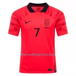 Maglia Corea del Sud H M SON 7 Uomo Primo Mondiali 2022