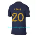 Maglia Francia Kingsley Coman 20 Uomo Primo Mondiali 2022