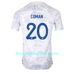 Maglia Francia Kingsley Coman 20 Uomo Secondo Mondiali 2022 Maglia Francia Kingsley Coman 20 Uomo Secondo Mondiali 2022