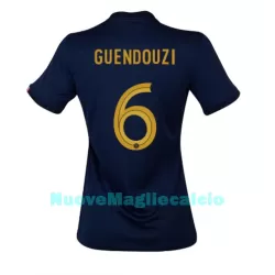 Maglia Francia Matteo Guendouzi 6 Donna Primo Mondiali 2022 Maglia Francia Matteo Guendouzi 6 Donna Primo Mondiali 2022