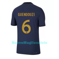 Maglia Francia Matteo Guendouzi 6 Uomo Primo Mondiali 2022 Maglia Francia Matteo Guendouzi 6 Uomo Primo Mondiali 2022