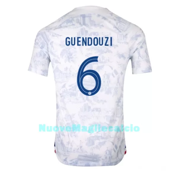 Maglia Francia Matteo Guendouzi 6 Uomo Secondo Mondiali 2022