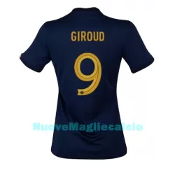 Maglia Francia Olivier Giroud 9 Donna Primo Mondiali 2022 Maglia Francia Olivier Giroud 9 Donna Primo Mondiali 2022