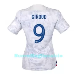 Maglia Francia Olivier Giroud 9 Donna Secondo Mondiali 2022 Maglia Francia Olivier Giroud 9 Donna Secondo Mondiali 2022
