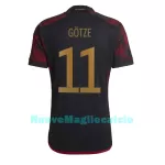 Maglia Germania Mario Gotze 11 Uomo Secondo Mondiali 2022