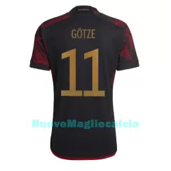 Maglia Germania Mario Gotze 11 Uomo Secondo Mondiali 2022 Maglia Germania Mario Gotze 11 Uomo Secondo Mondiali 2022