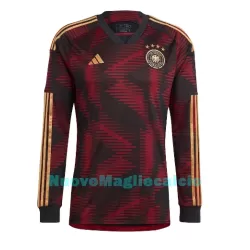 Maglia Germania Uomo Secondo Mondiali 2022 Maniche Lunghe Maglia Germania Uomo Secondo Mondiali 2022 Maniche Lunghe