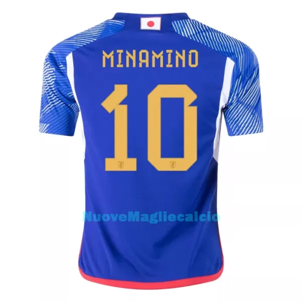 Maglia Giappone MINAMINO 10 Uomo Primo Mondiali 2022