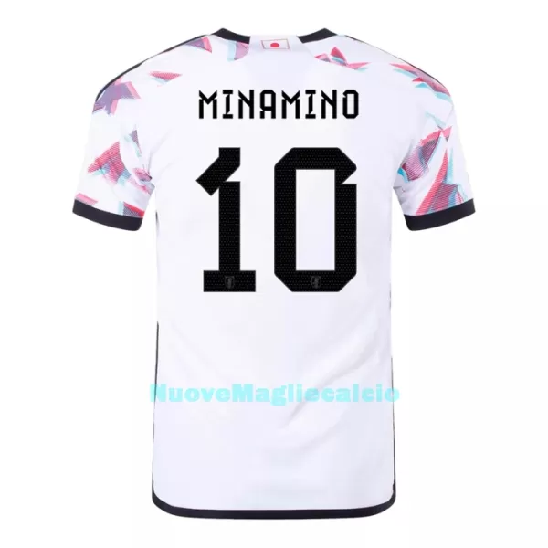 Maglia Giappone MINAMINO 10 Uomo Secondo Mondiali 2022