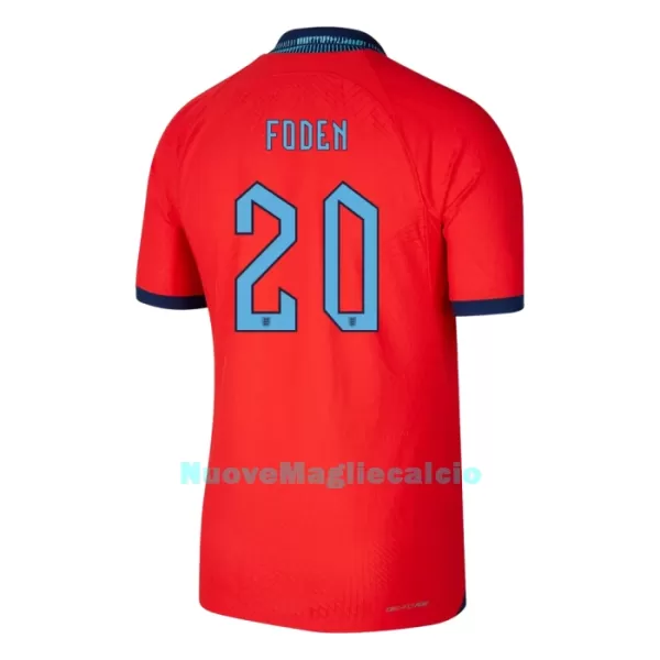 Maglia Inghilterra FODEN 20 Uomo Secondo Mondiali 2022