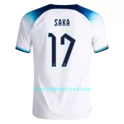 Maglia Inghilterra SAKA 17 Uomo Primo Mondiali 2022 Maglia Inghilterra SAKA 17 Uomo Primo Mondiali 2022