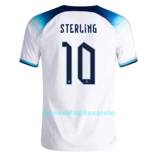 Maglia Inghilterra STERLING 10 Uomo Primo Mondiali 2022