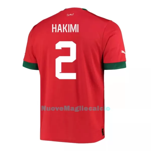 Maglia Marocco HAKIMI 2 Uomo Primo Mondiali 2022