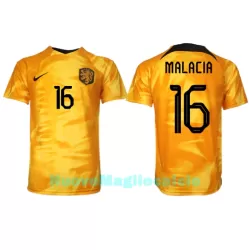 Maglia Olanda Tyrell Malacia 16 Uomo Primo Mondiali 2022 Maglia Olanda Tyrell Malacia 16 Uomo Primo Mondiali 2022