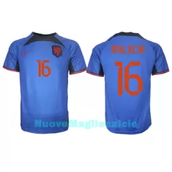 Maglia Olanda Tyrell Malacia 16 Uomo Secondo Mondiali 2022 Maglia Olanda Tyrell Malacia 16 Uomo Secondo Mondiali 2022