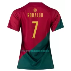 Maglia Portogallo Cristiano Ronaldo 7 Donna Primo Mondiali 2022 Maglia Portogallo Cristiano Ronaldo 7 Donna Primo Mondiali 2022