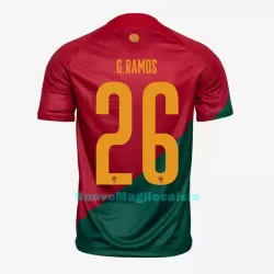 Maglia Portogallo G. RAMOS 26 Uomo Primo Mondiali 2022 Maglia Portogallo G. RAMOS 26 Uomo Primo Mondiali 2022