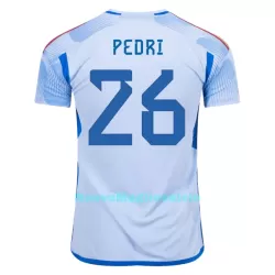 Maglia Spagna PEDRI 26 Uomo Secondo Mondiali 2022 Maglia Spagna PEDRI 26 Uomo Secondo Mondiali 2022
