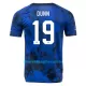 Maglia Stati Uniti DUNN 19 Uomo Secondo Mondiali 2022