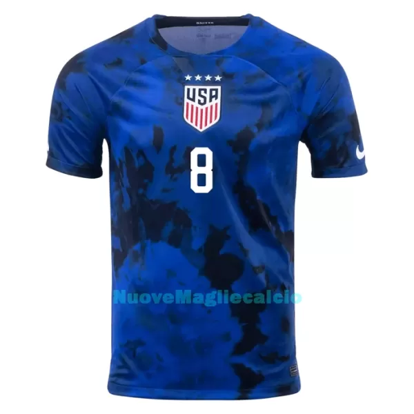 Maglia Stati Uniti ERTZ 8 Uomo Secondo Mondiali 2022