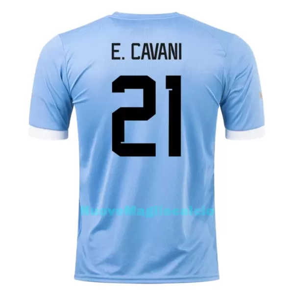 Maglia Uruguay E. CAVANI 21 Uomo Primo Mondiali 2022