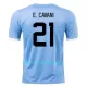 Maglia Uruguay E. CAVANI 21 Uomo Primo Mondiali 2022