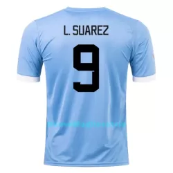 Maglia Uruguay L. Suárez 9 Uomo Primo Mondiali 2022