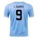 Maglia Uruguay L. Suárez 9 Uomo Primo Mondiali 2022