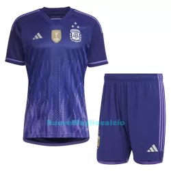Completo calcio Argentina 3 Star Bambino Secondo Mondiali 2022 Completo calcio Argentina 3 Star Bambino Secondo Mondiali 2022