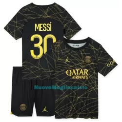 Completo calcio Paris Saint-Germain Lionel MESSI 30 Bambino 4th 2022-23 Completo calcio Paris Saint-Germain Lionel MESSI 30 Bambino 4th 2022-23