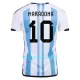 Maglia Argentina 3 Star MARADONA 10 Uomo Primo Mondiali 2022