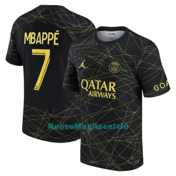 Maglia Paris Saint-Germain Mbappé 7 Uomo 4th Jordan 2022-23