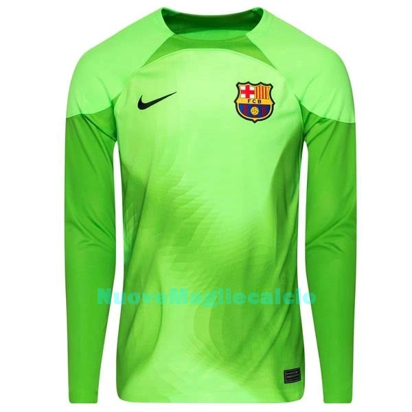 Maglia Portiere Barcellona Uomo Primo 2022-23 Maniche Lunghe