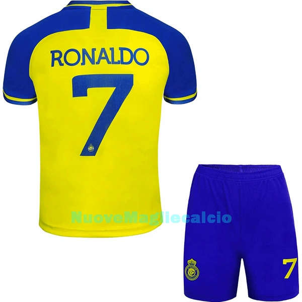 Completo calcio Al Nassr Ronaldo 7 Bambino Primo 2022-23