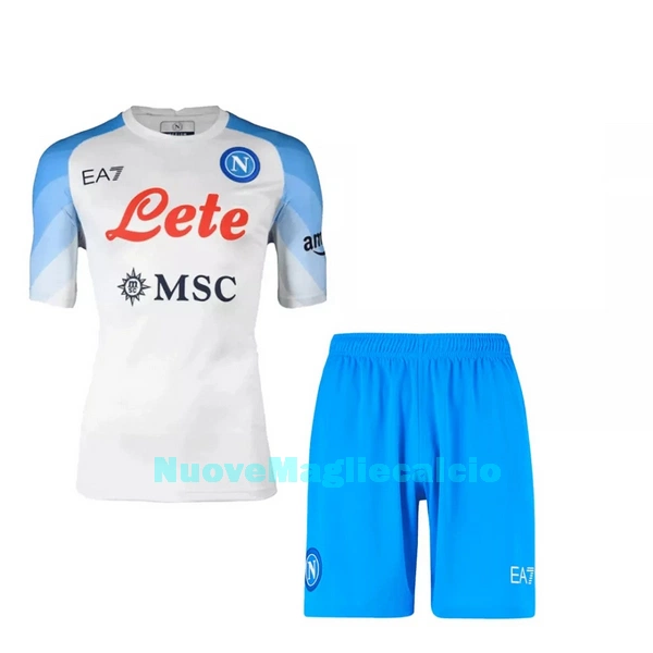 Completo calcio Napoli Bambino Secondo 2022-23