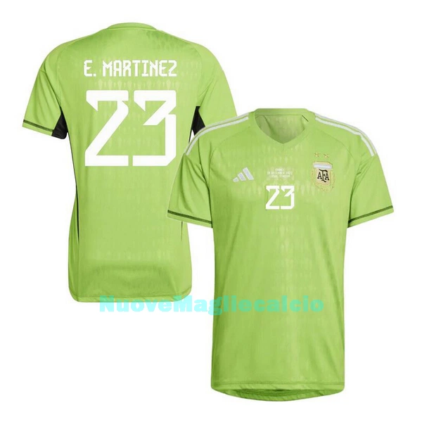 Maglia Portiere Argentina Emiliano Martinez 23 Uomo Mondiali 2022