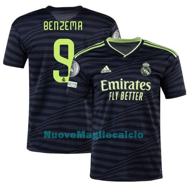 Maglia Real Madrid BENZEMA 9 Uomo 3rd 2022-23