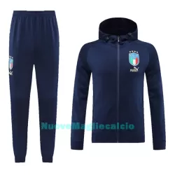 Italia Felpe con Cappuccio da Allenamento Uomo 2022-23 Navy
