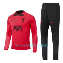 Liverpool Felpe da Allenamento Bambino 1/4-Zip 2022-23 Rossa Liverpool Felpe da Allenamento Bambino 1/4-Zip 2022-23 Rossa