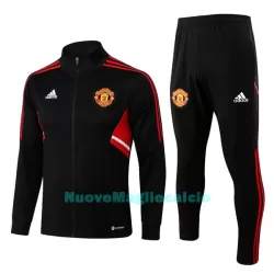Manchester United Tute Felpe da Allenamento Uomo 2022-23 Rossa Nera Manchester United Tute Felpe da Allenamento Uomo 2022-23 Rossa Nera