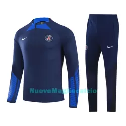 Paris Saint-Germain Felpe da Allenamento Bambino 1/4-Zip 2022-23 Navy Paris Saint-Germain Felpe da Allenamento Bambino 1/4-Zip 2022-23 Navy