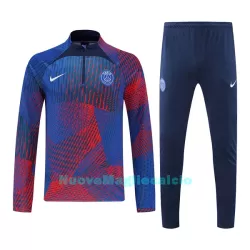 Paris Saint-Germain Felpe da Allenamento Uomo 1/4-Zip 2022-23 Blu Rossa Paris Saint-Germain Felpe da Allenamento Uomo 1/4-Zip 2022-23 Blu Rossa